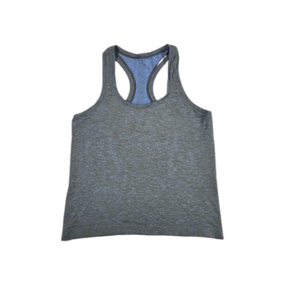 Lululemon Women's Sz 8 Align Hip-Length Racerback Tank Top Nightfall Blue Gray